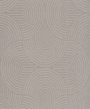 Tapéta, szürke-bézs, grafikus, Art Deco, EAR606, The Texture Book, Masureel