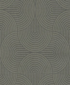 Tapéta, zöld, grafikus, Art Deco, EAR602, The Texture Book, Masureel
