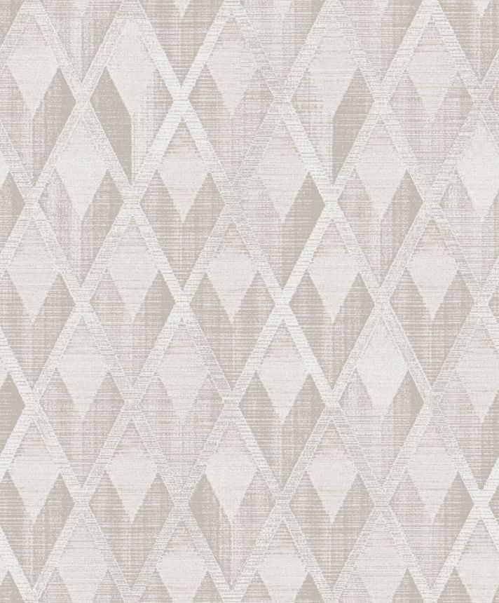 Tapéta, krém, geometrikus, CAB502, The Texture Book, Masureel