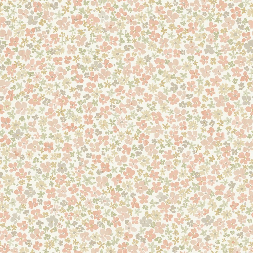 Tapéta, rózsaszín, virágok, LD3018, Little Dreamers, Grandeco
