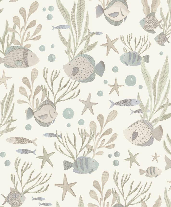 Gyerektapéta, víz alatti világ, LD3301, Little Dreamers, Grandeco