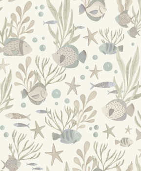 Gyerektapéta, víz alatti világ, LD3301, Little Dreamers, Grandeco