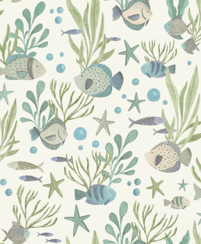 Gyerektapéta, víz alatti világ, LD3309, Little Dreamers, Grandeco