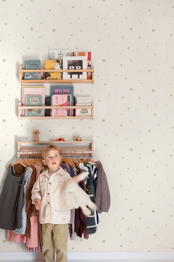 Gyerektapéta, fehér, égbolt, LD3617, Little Dreamers, Grandeco