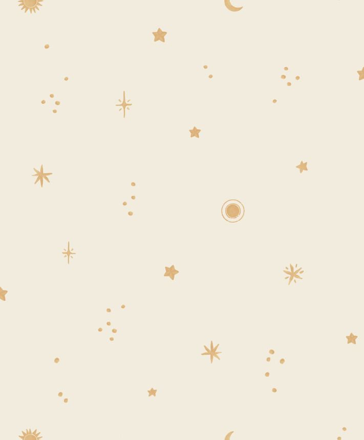 Gyerektapéta, krém, égbolt, LD3619, Little Dreamers, Grandeco