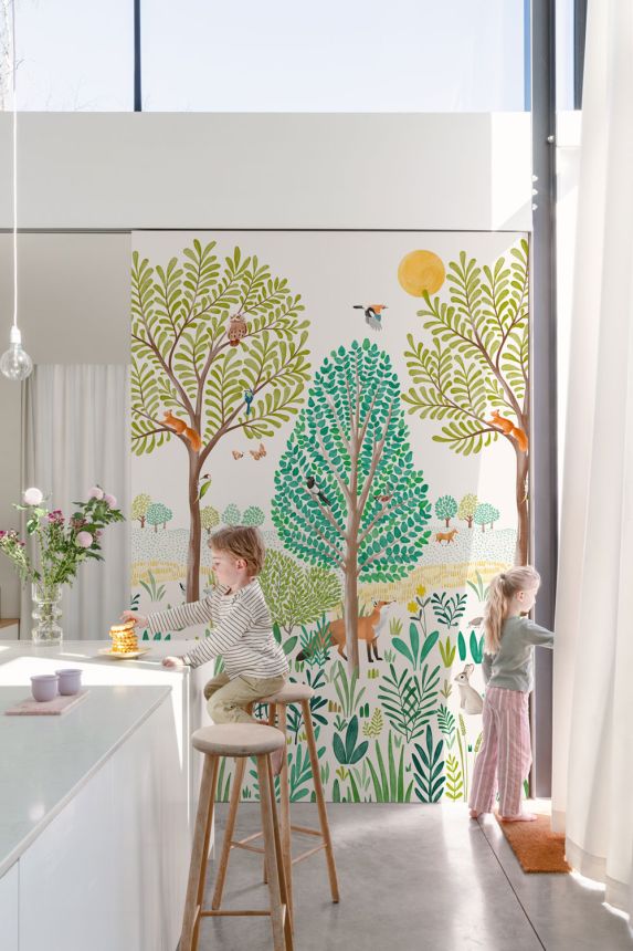 Gyerek fotótapéta, erdei állatok, LD6001, Little Dreamers, Grandeco