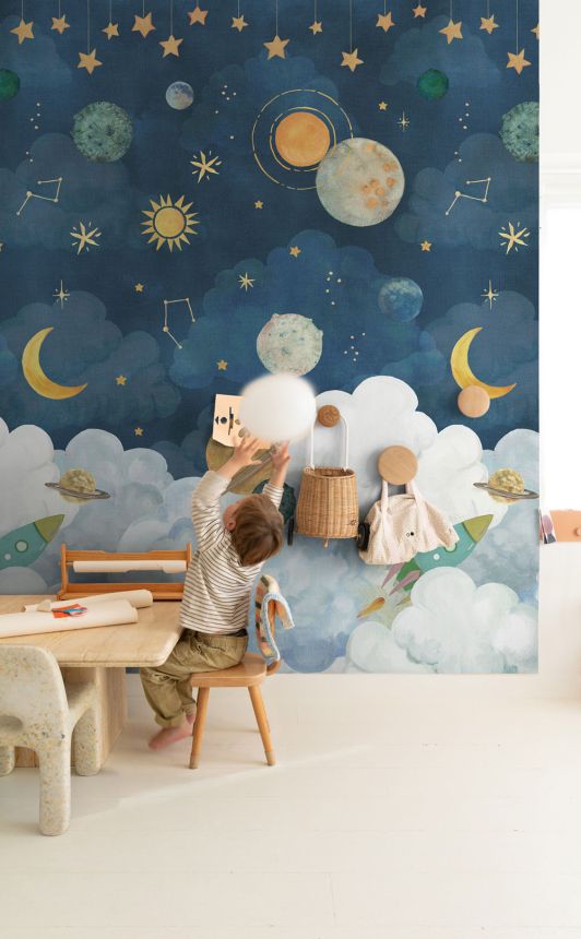 Gyerek fotótapéta, űr, LD6101, Little Dreamers, Grandeco