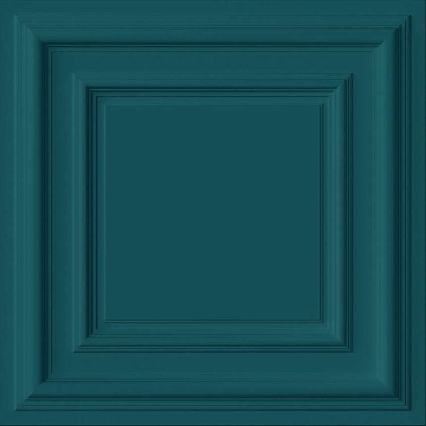 Tapéta, türkiz, 3D falburkolat hatás, 347813, 3D Reflections, Origin