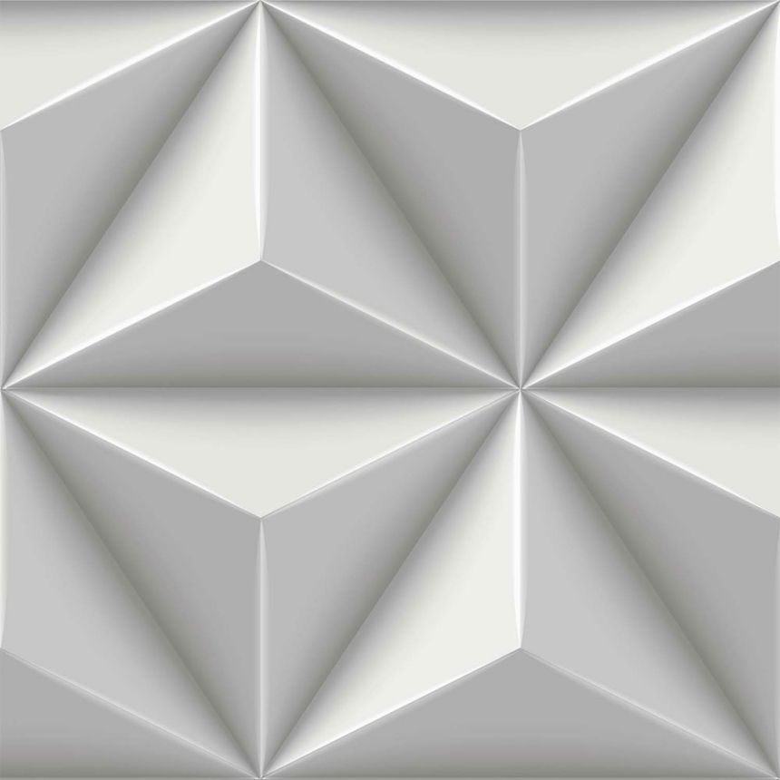 Tapéta, szürke, 3D grafikus minta, 347815, 3D Reflections, Origin