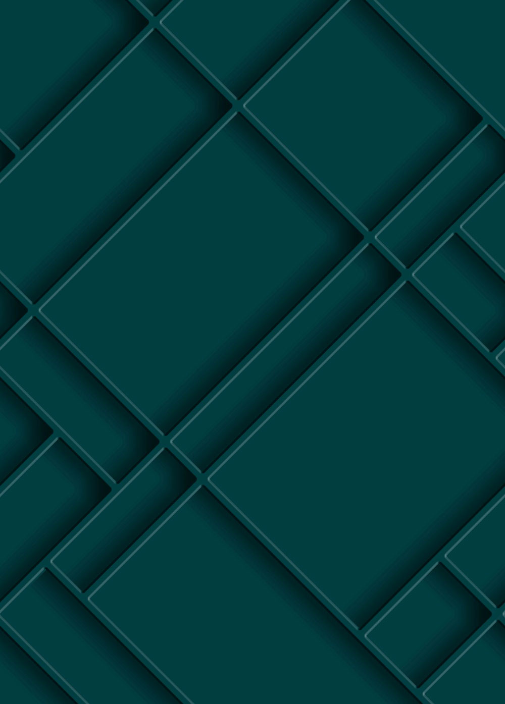 Posztertapéta, türkiz, falburkolat hatású, 357333, 3D Reflections, Origin