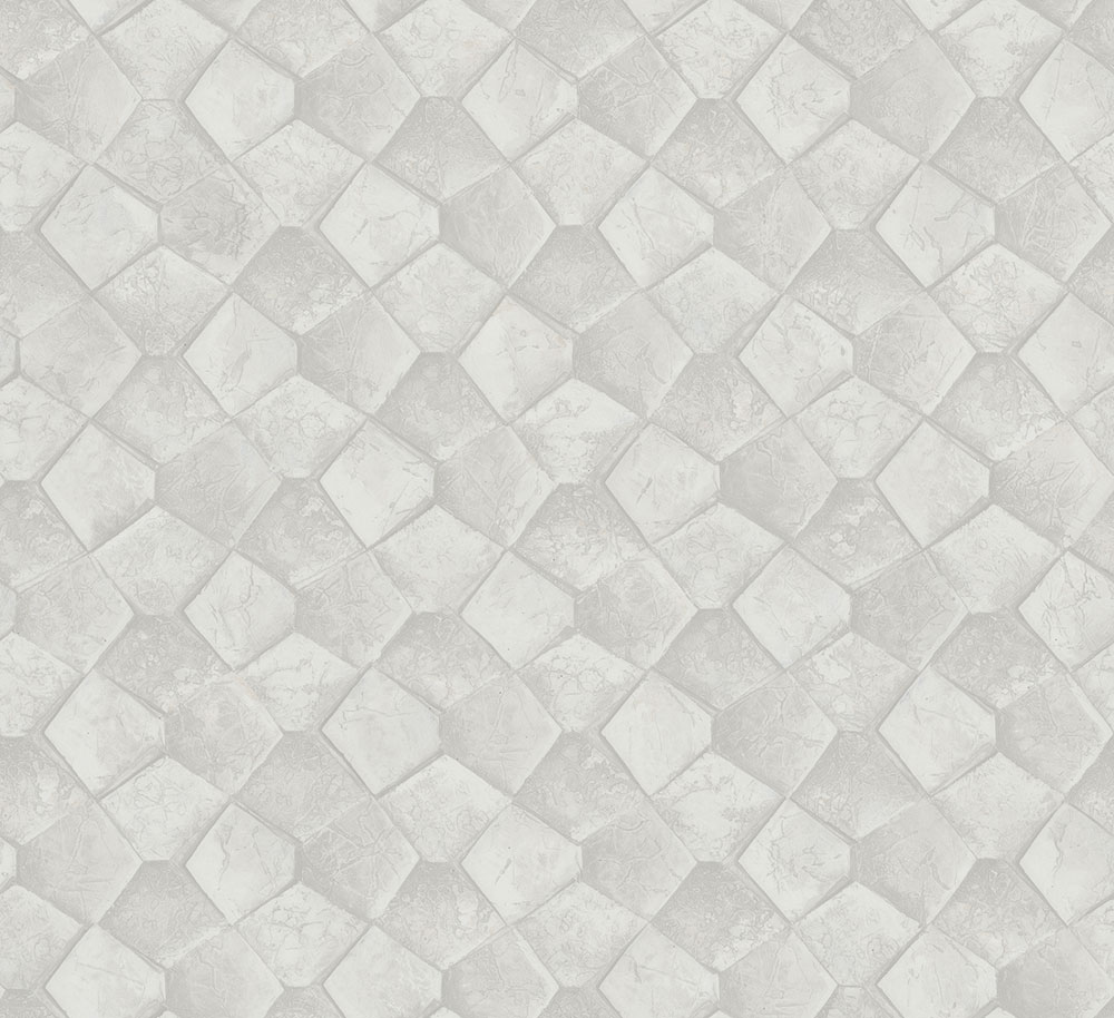 Geometrikus tapéta, szürke-krémszínű, 34906, Eclectic, Marburg