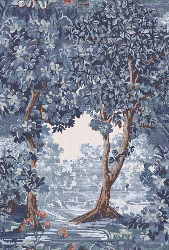 Tapéta, kék, fák, 127902, Arboretum, Graham Brown Premium