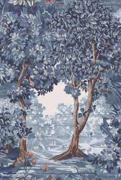 Tapéta, kék, fák, 127902, Arboretum, Graham Brown Premium