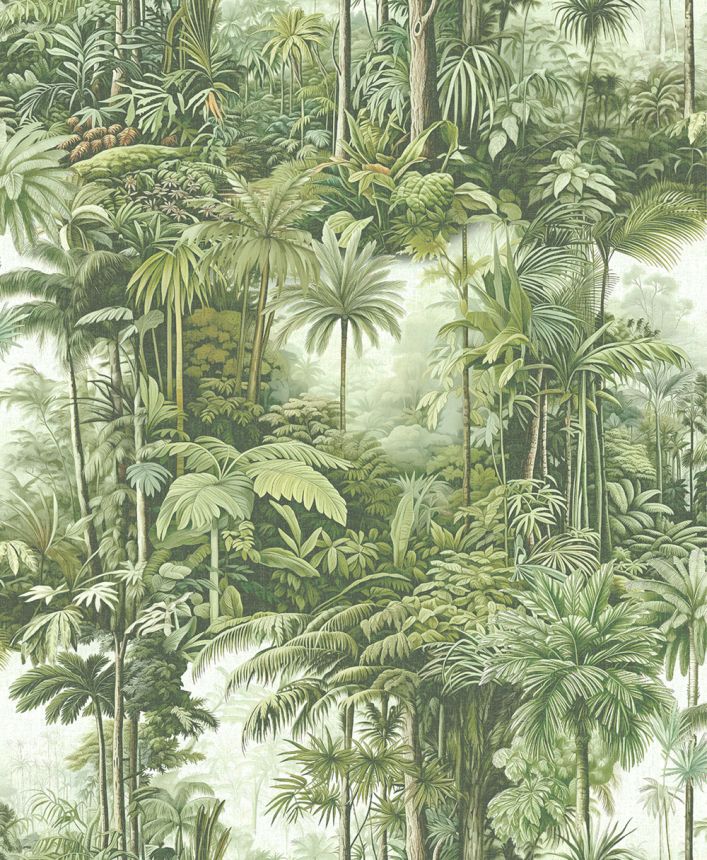 Tapéta, zöld, pálmák, dzsungel, 127914, Arboretum, Graham Brown Premium