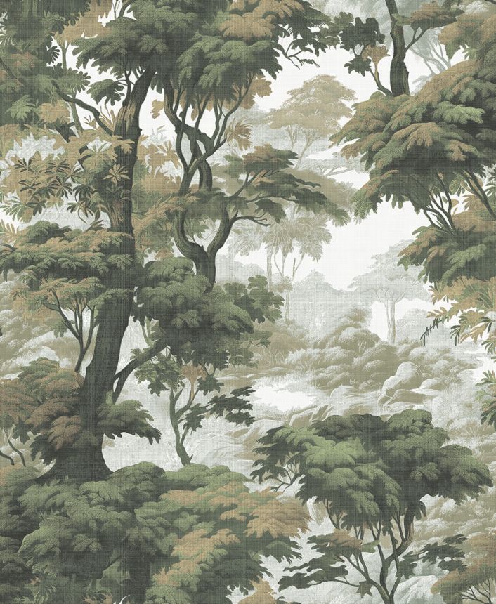 Tapéta, zöld, erdő, fák, 127934, Arboretum, Graham Brown Premium