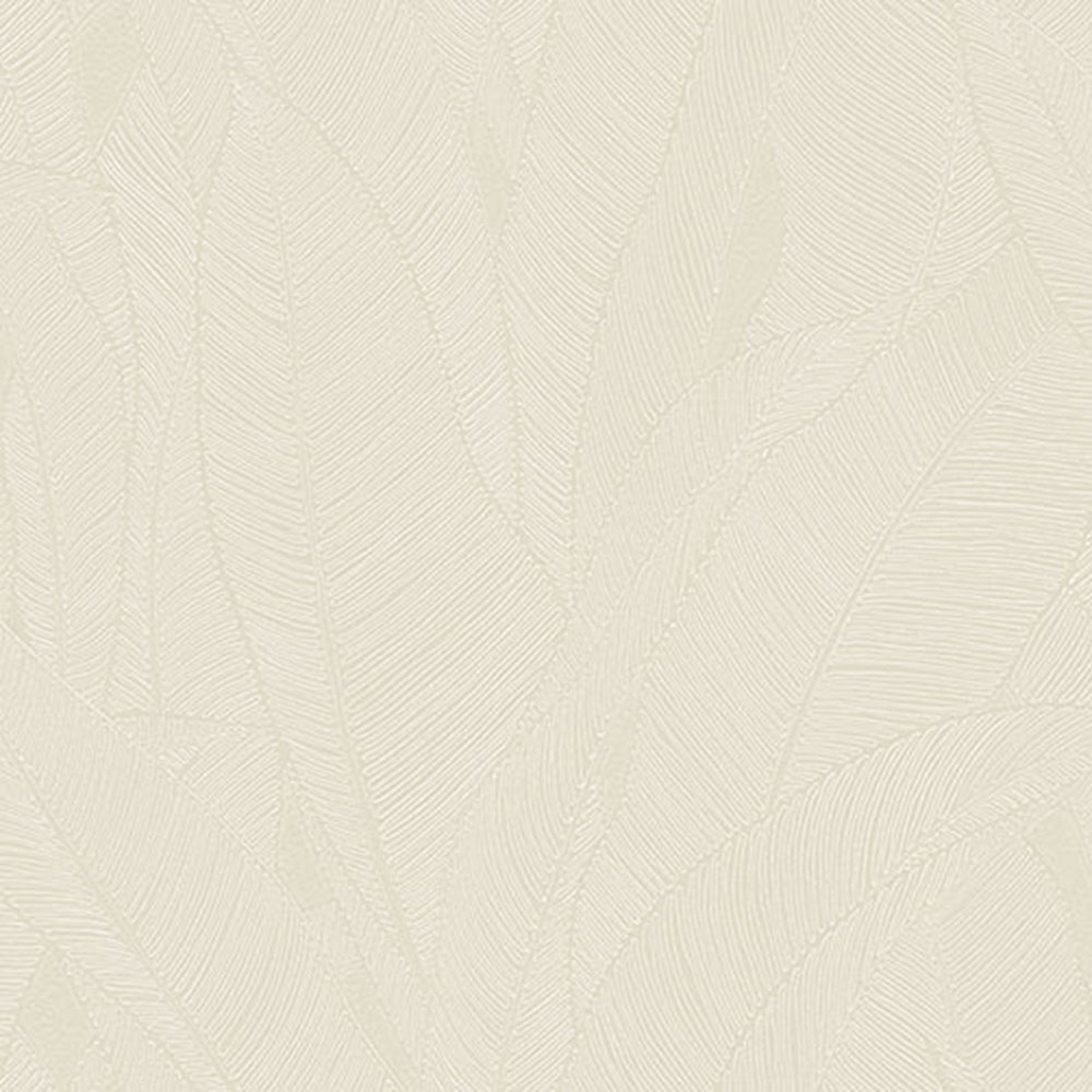 Luxus tapéta, fehér-krémszínű, levelek, Z16703, Murella 100, Zambaiti Parati