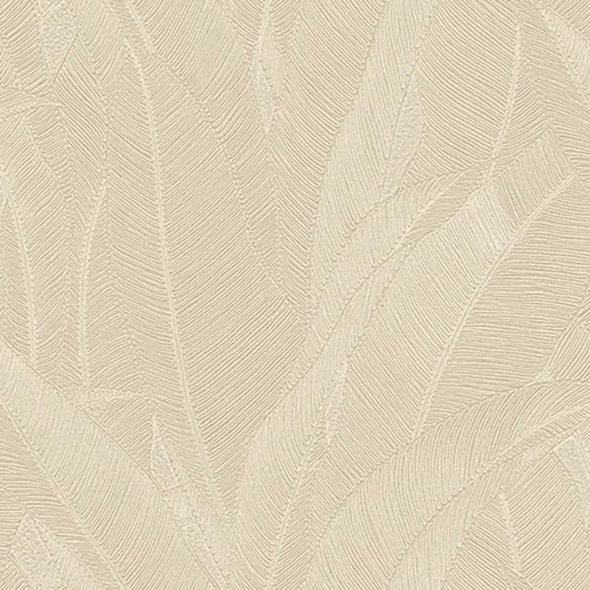 Luxus tapéta, bézs-szürke, levelek, Z16706, Murella 100, Zambaiti Parati