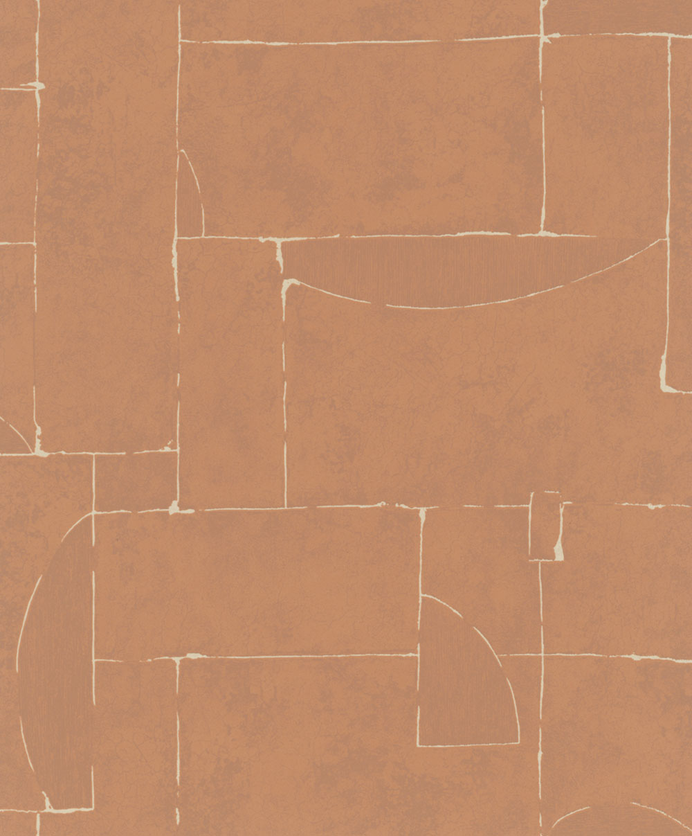 Tapéta, barna-piros, grafikus minta, 34605, Terra, Marburg