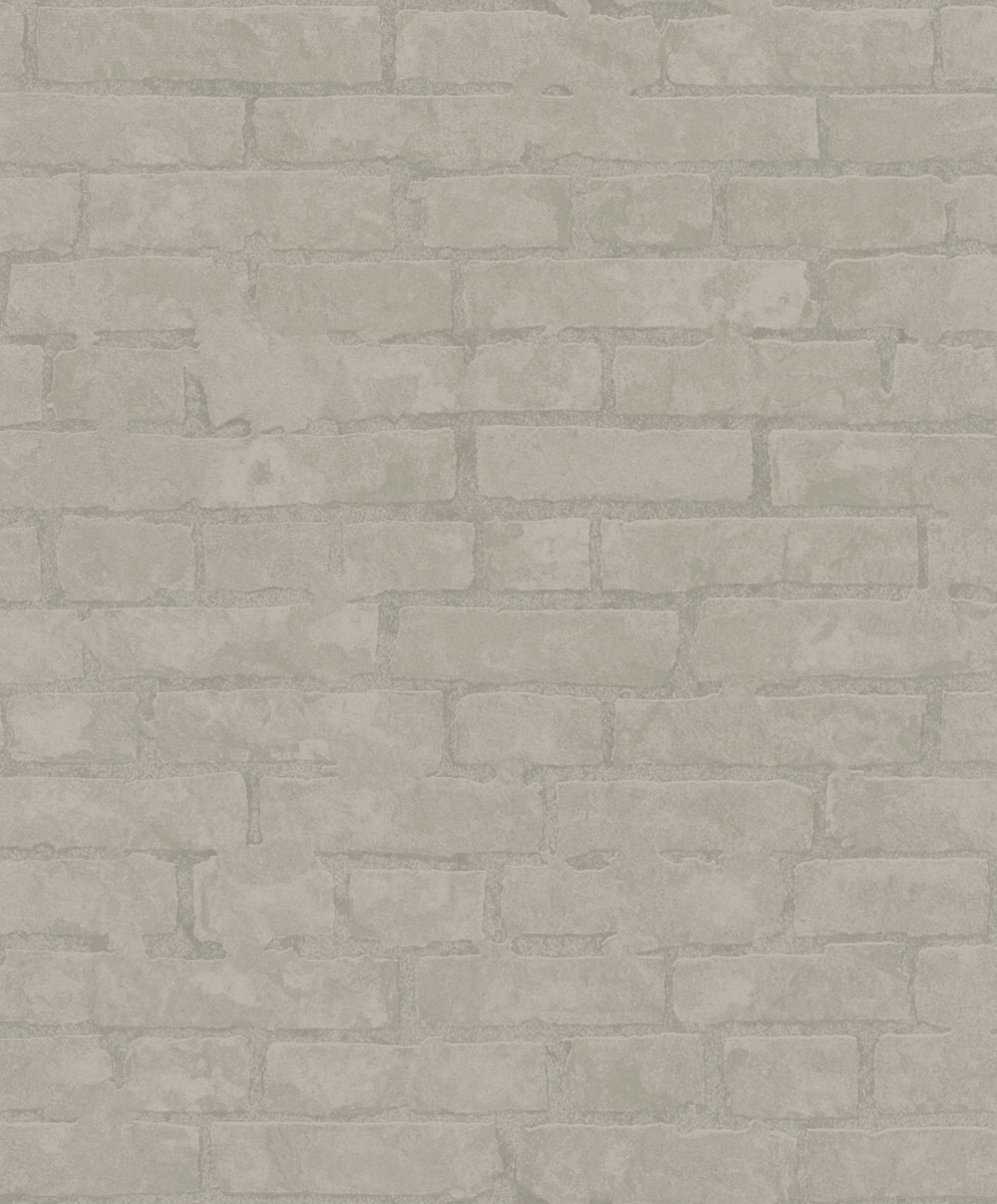Tapéta, szürke-barna, téglák, téglafal, 34613, Terra, Marburg