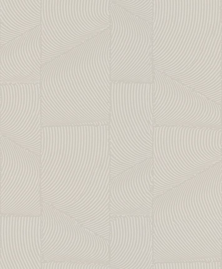 Tapéta, szürke-bézs, grafikus 3D minta, 34642, Terra, Marburg