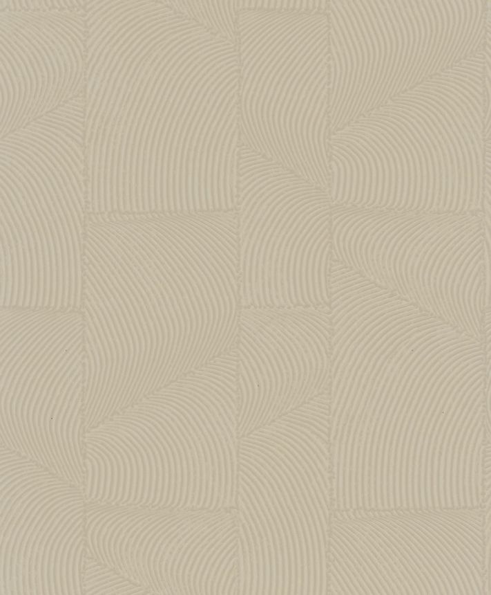 Tapéta, barna-bézs, grafikus 3D minta, 34644, Terra, Marburg