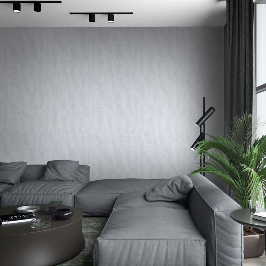 Tapéta, szürke, textilhatású, 34173, Kumano, Loft Superior, Marburg