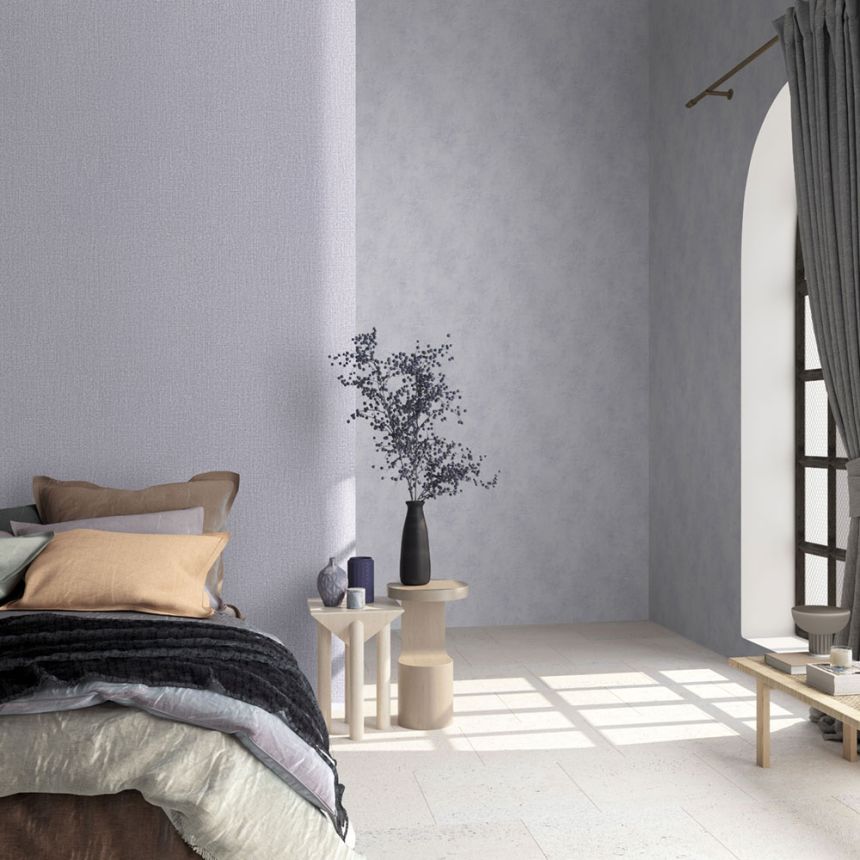 Tapéta, lila, textilhatású, 34182, Loft Superior, Marburg