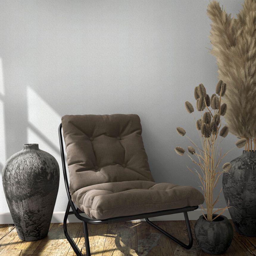 Tapéta, szürke-fehér, textilhatású, 59303, Loft Superior, Marburg