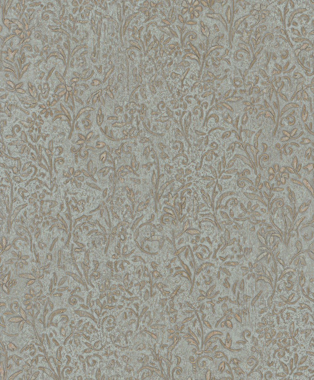 Tapéta, kék-arany, ornamentumok, 35532, Ritus, Marburg