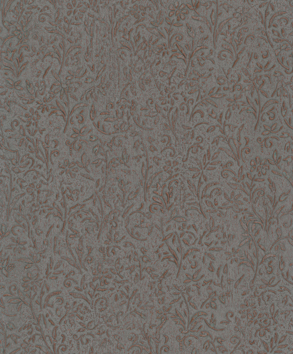 Tapéta, szürke-rézszínű, ornamentumok, 35534, Ritus, Marburg