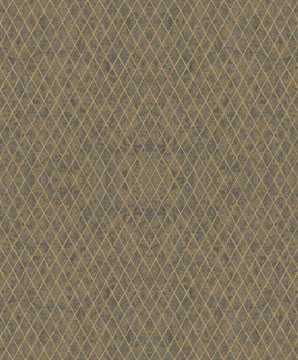 Geometrikus tapéta, fekete-arany, 35540, Ritus, Marburg