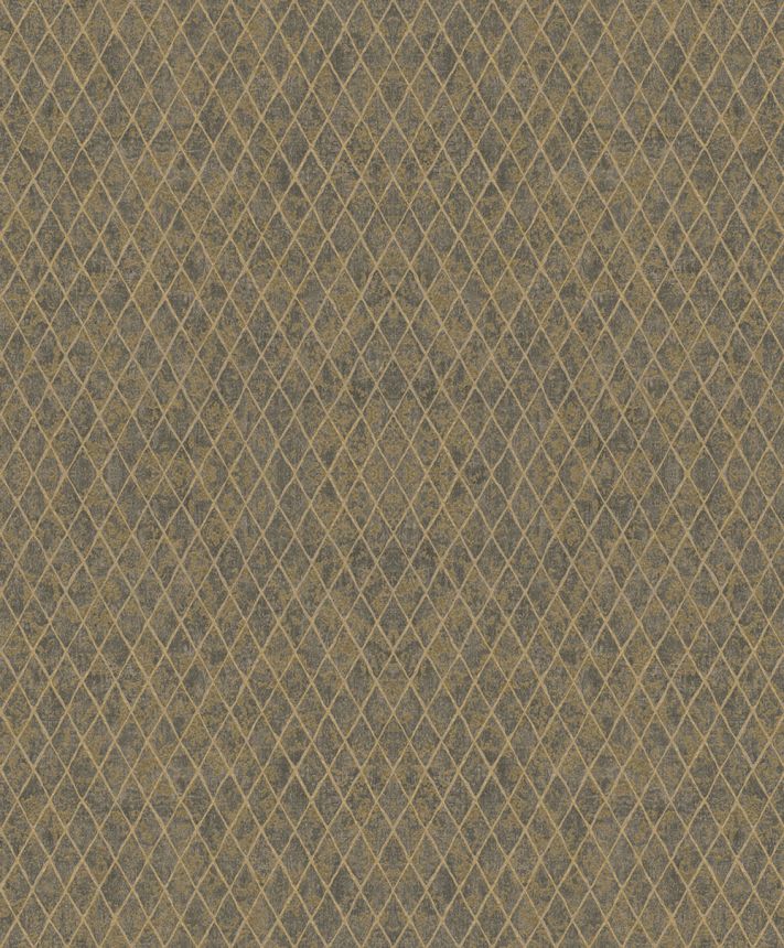 Geometrikus tapéta, fekete-arany, 35540, Ritus, Marburg