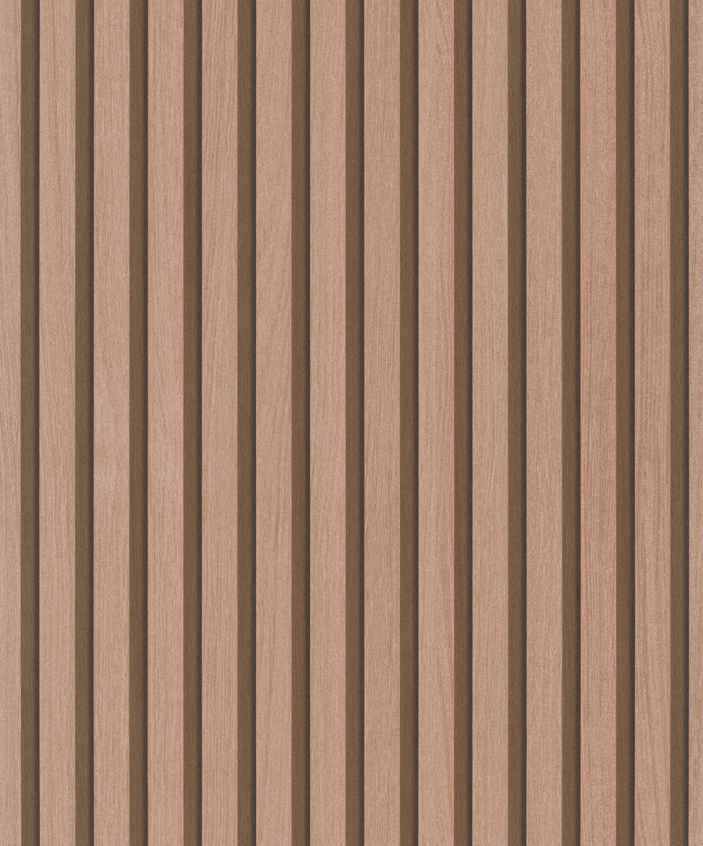 Vlies tapéta, rézszínű, faimitáció, lamellák, deszkák, 33397, Travertino, Marburg