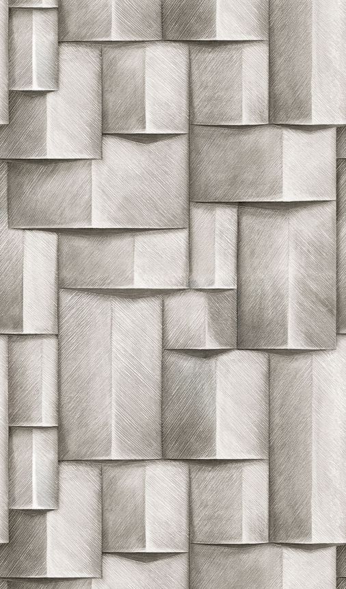 Grafikus fotótapéta, fekete-fehér, 3D hatás, 35390, Timber, Marburg