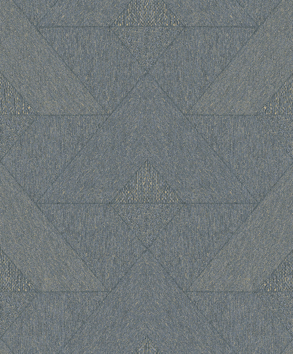 Geometrikus tapéta, kék-fekete, 82548, Naomi, Novamur