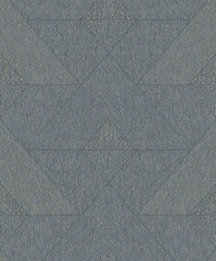 Geometrikus tapéta, kék-fekete, 82548, Naomi, Novamur