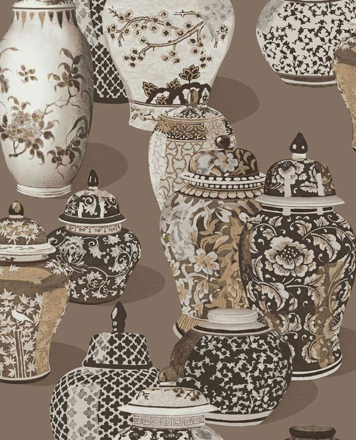 Tapéta, 351210, barna, edények, Magnifique, Eijffinger