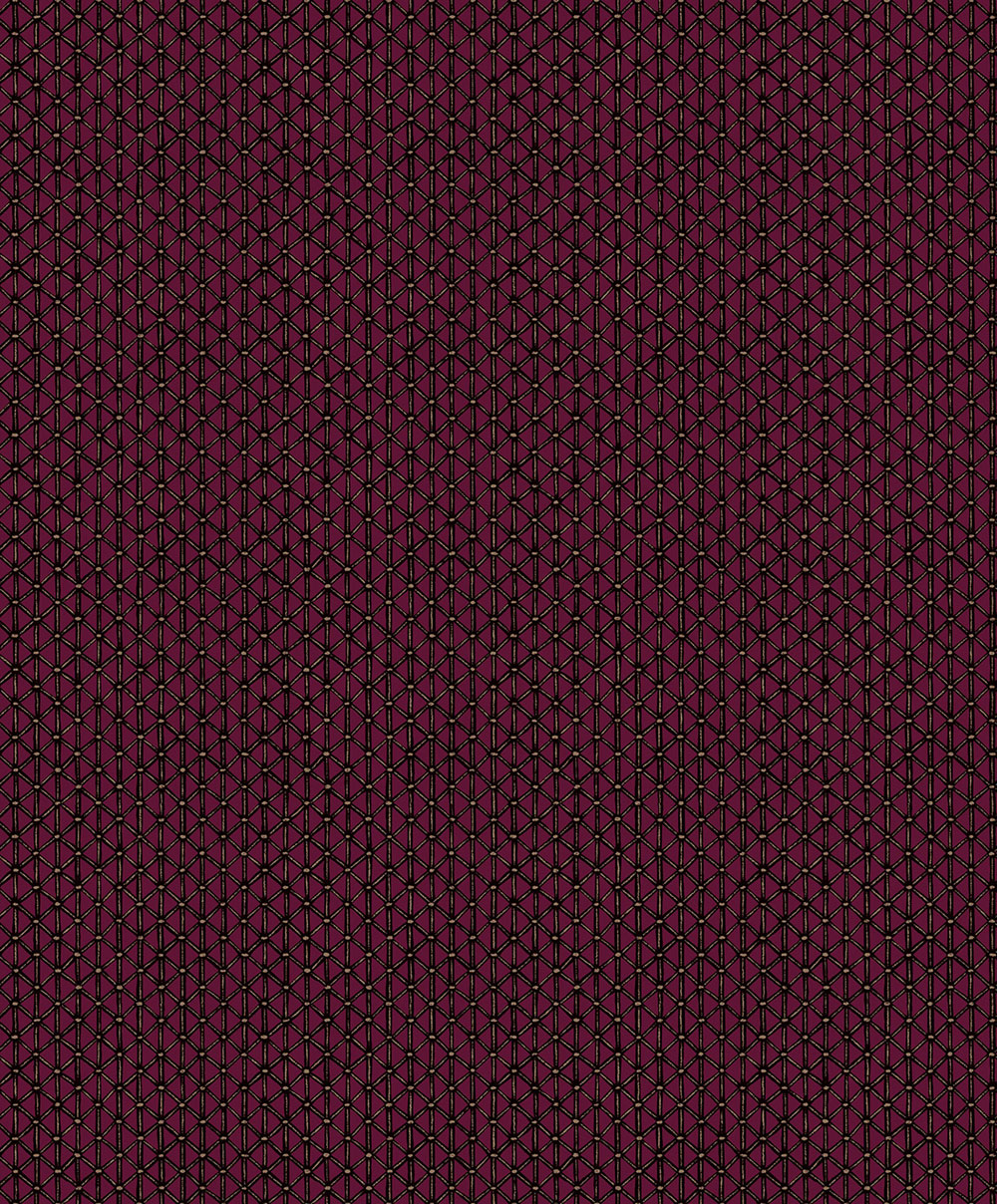 Geometrikus tapéta, bordó, 351226, Magnifique, Eijffinger