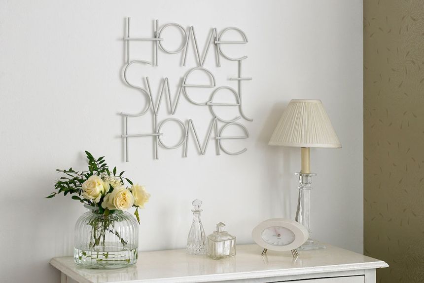 Metal decoration 41-222, Sweet Home Metal, Wall Art, Graham Brown