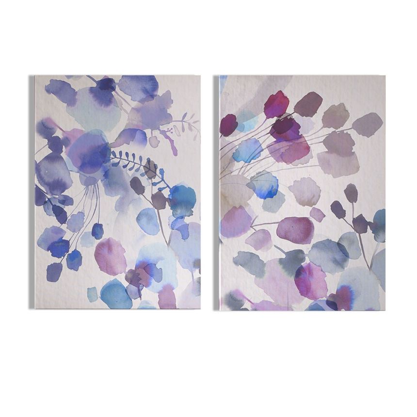 2-piece frameless painting 105381 Expressives Blooms, Wall Art, Graham & Brown