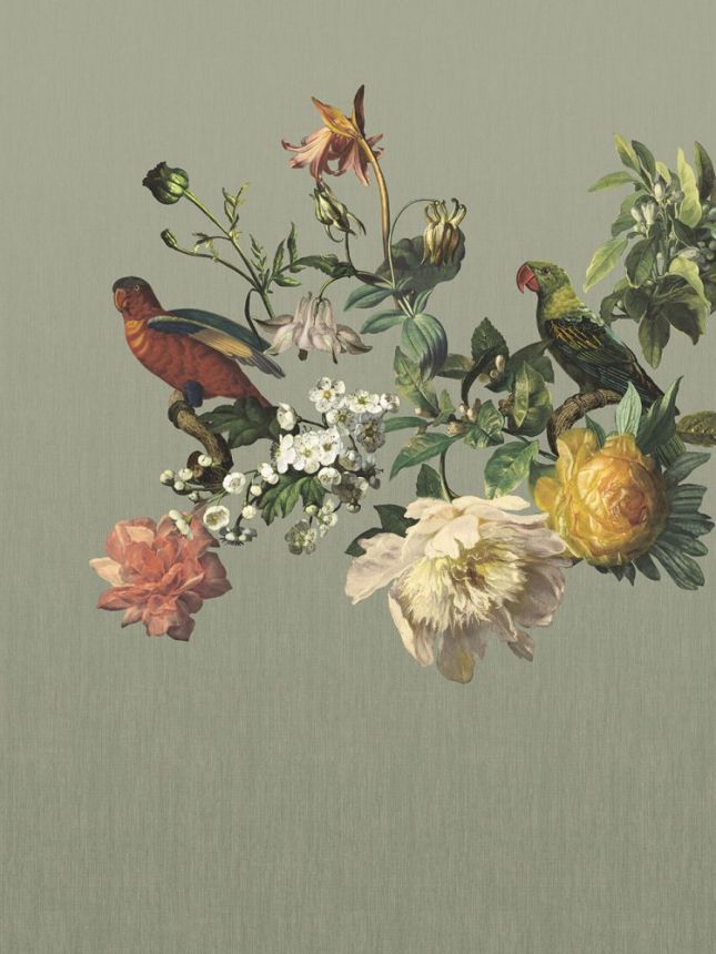 Vlies fotótapéta Virágok, papagájok 307402, 210 x 280 cm, Museum, Eijffinger