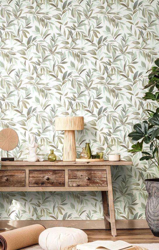 Tapéta, zöld, levelek, 2000, Rio, Parato by Cristiana Masi