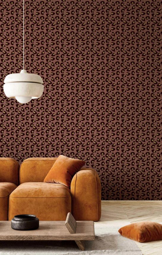 Tapéta, lila, leopárdmintás, 2048, Rio, Parato by Cristiana Masi