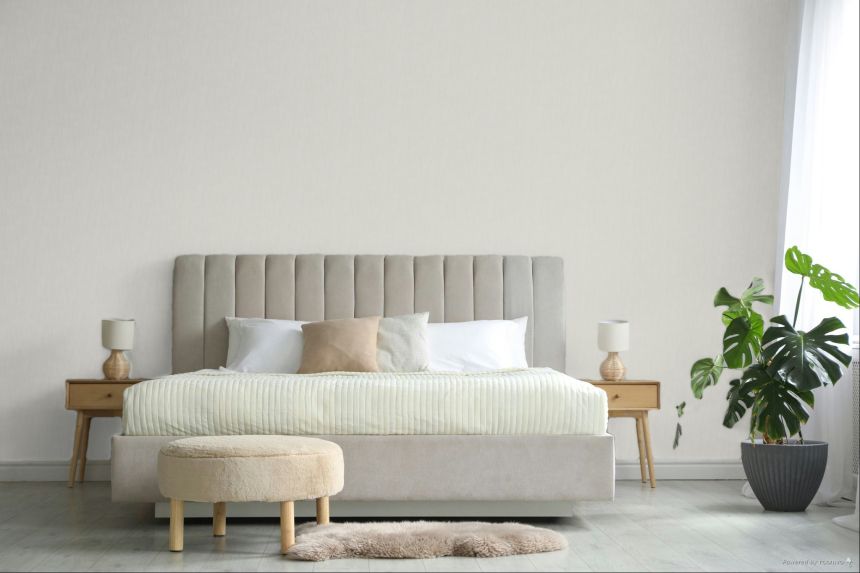 Tapéta, szövet hatás, fehér / ecru, 2060, Rio, Parato by Cristiana Masi