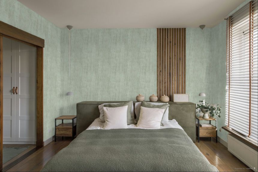 Tapéta, beton, vakolat hatás, zöld, 2072, Rio, Parato by Cristiana Masi