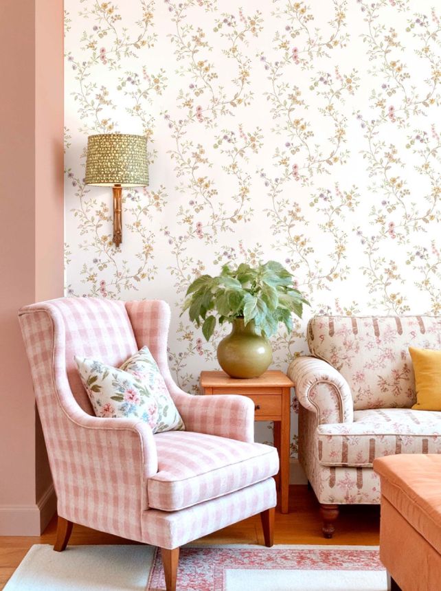 Tapéta, bézs, virágok, 8355, Blooming Garden 2, Parato by Cristiana Masi