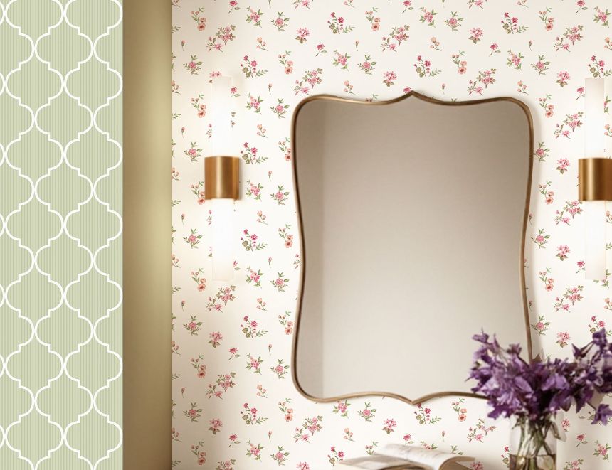 Tapéta, piros, virágok, 8362, Blooming Garden 2, Parato by Cristiana Masi