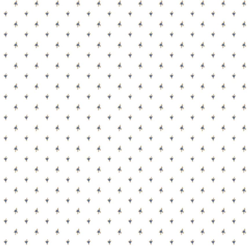 Tapéta, kék-barna, virágok, 8369, Blooming Garden 2, Parato by Cristiana Masi