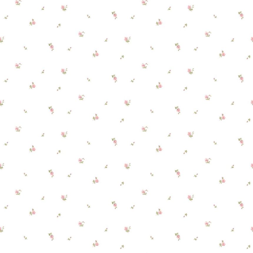 Tapéta, zöld-rózsaszín, virágok, 8374, Blooming Garden 2, Parato by Cristiana Masi