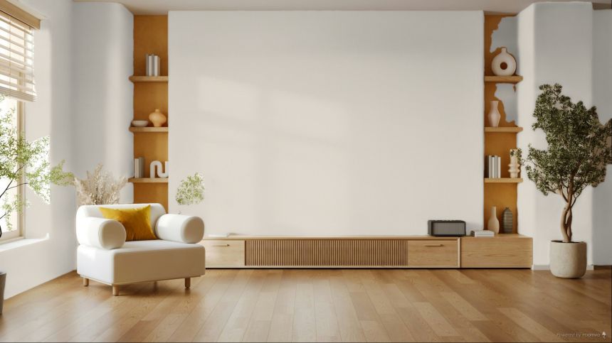 Tapéta, bézs, textil hatás, 8396, Blooming Garden 2, Parato by Cristiana Masi